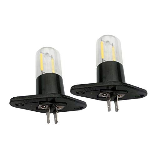 QLEE Led Z187 Mikrowellenherd Birne Gerade T170 Glühlampe 240v 1.5 watt Äquivalent 20 watt Lampe Für Lg Sharp Midea Kühlschrank Elektrische Dunstabzugshaube Licht, 2 Paket T170 Gerade von QLEE