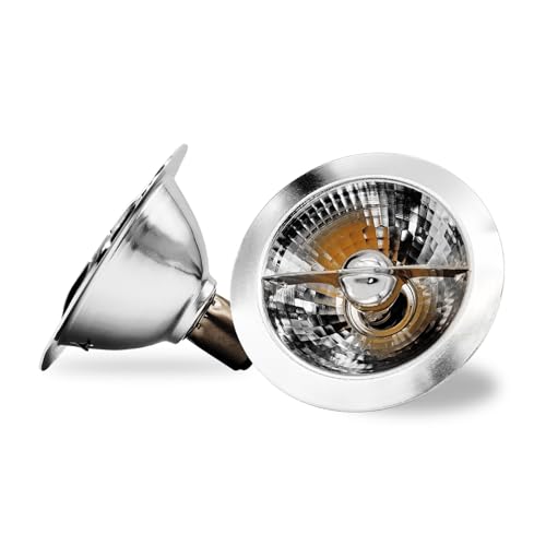 QLEE 3W AC/DC 12V BA15D Doppelkontakt Bajonettsockel Reflektor LED-Lampe 4000K Neutralweiß Schienenstrahler Flutlicht Für Zuhause Haushalt Gewerbeleuchten Spot 2er Pack von QLEE