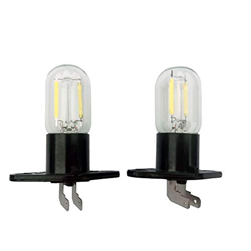 QLEE LED Z187 Mikrowellenlampe Vertikal Rechts T170 Sockel 1.5 W ÄQuivalent 20W KüHlschrank GlüHlampe Ersatz FüR Siemens Whirlpool Galanz LG Samsung Sharp WB36X10303 WB36X10063 von QLEE