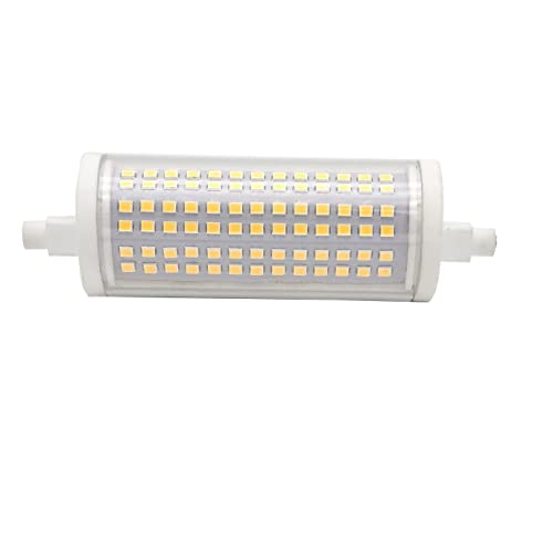 QLEE R7s Led-Leuchtmittel 118mm 30w Dimmbar Led-Halogen-Ersatz 300 Watt J-Typ Doppelseitig R7s-Sockel 300 W Entspricht Flutlicht FüR Garage Boden Stehleuchte Weleshei von QLEE