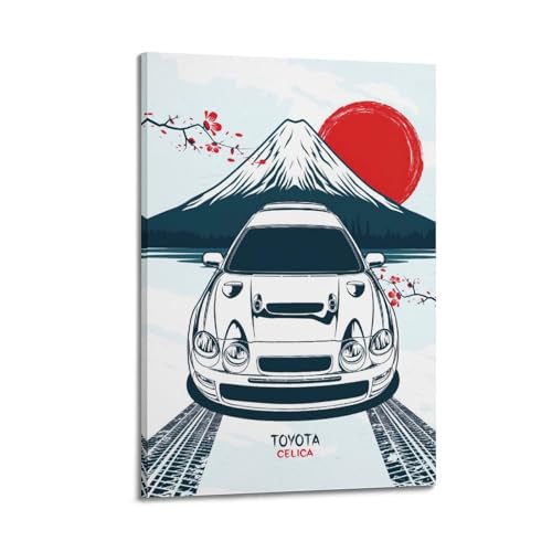 QLLS JDM Auto-Poster für Celica Sportwagen, Rennwagen, dekorative Leinwand, Familienschlafzimmer, Kunstwerk, Bild, Gemälde, 20 x 30 cm QLLS JDM Auto-Poster für Celica Sportwagen, Rennwagen, dekorative Leinwand, Familienschlafzimmer, Kunstwerk, Bild, Gemälde, 20 x 30 cm von QLLS