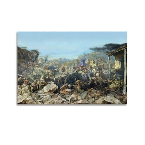 QLLS Kriegsposter Afghanischer Krieg, dekorative Leinwand, Familienschlafzimmer, Kunstwerk, Bild, Gemälde, 30 x 45 cm QLLS Kriegsposter Afghanischer Krieg, dekorative Leinwand, Familienschlafzimmer, Kunstwerk, Bild, Gemälde, 30 x 45 cm von QLLS