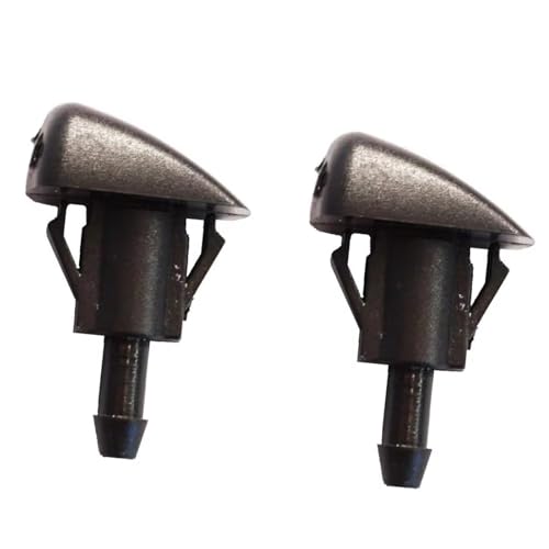QLOREGS Scheibenwaschdüse Kompatibel Mit Hyundai Für Santa Fe 2001 2002 2003 2004 Für Accent 2003 2004 2005, 2 Stück Auto-Frontscheibenwaschdüsen-Sprühstrahl 98630-YY000 von QLOREGS