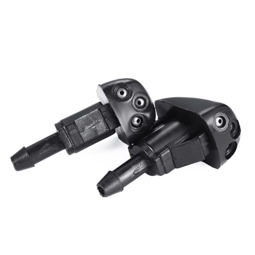 QLOREGS Scheibenwaschdüse Kompatibel Mit Hyundai Für Santa Fe 2001–2004, Für Elantra 1999–2004, Für Accent 2003–2005, 2 Stück Scheibenwischer-Waschdüse 98630-YY000 von QLOREGS