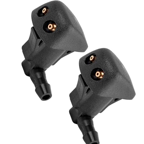 QLOREGS Scheibenwaschdüse Kompatibel Mit Mazda Für 3 MK1 2003–2009 Für RX-8 2004–2011, 2 Stück Frontscheiben-Wasserwaschdüsen-Sprühgerät GK2C67510B GJ6E-67-510B QLOREGS Scheibenwaschdüse Kompatibel Mit Mazda Für 3 MK1 2003–2009 Für RX-8 2004–2011, 2 Stück Frontscheiben-Wasserwaschdüsen-Sprühgerät GK2C67510B GJ6E-67-510B von QLOREGS
