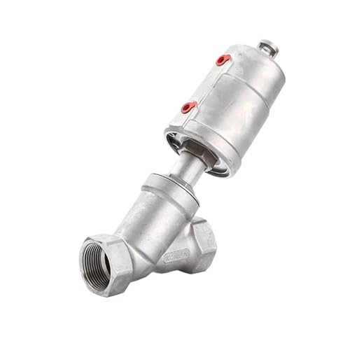 1/2" 3/4" 1 Inch Stainless Steel Pneumatic Seat Valve 16bar for Steam Gas Oil Normally Closed(1/2",C Type) von QLRCCKVVT
