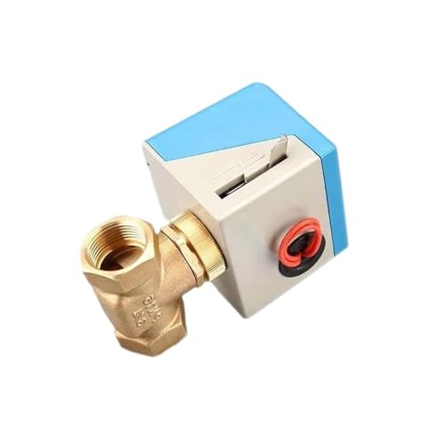 1/2" 3/4" 1" Two Way Motorized Stop Shut-off Valve 2-Wire AC220V Electric Brass Globe Valves(1",24VAC) von QLRCCKVVT