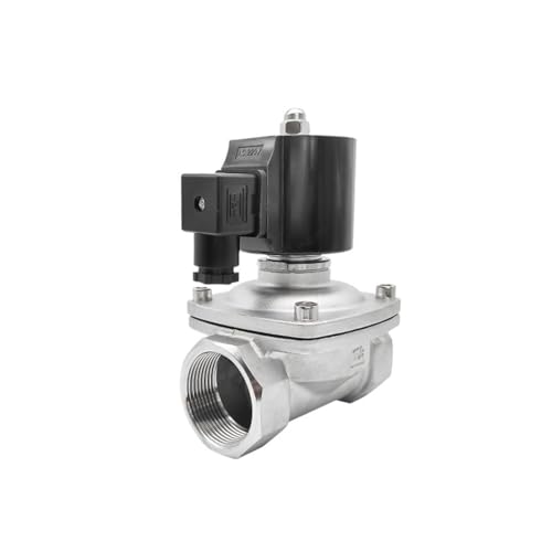 1-1/2" Stainless Steel Waterproof Solenoid Valve Normally Closed Solenoid Valve 24V 12V 220V 110V(NPT_12VDC_VITON-SEAL) von QLRCCKVVT