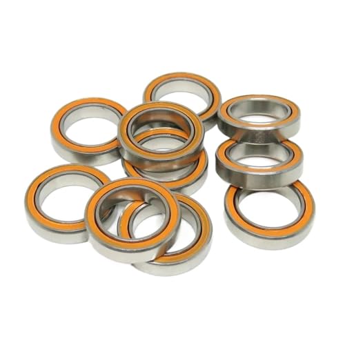 1 stücke ABEC7 S61701 2RS 12x18x4mm Edelstahl Hybrid Keramik Lager S6701 S61701 S6701C RS 2RS 12 * 18 * 4 Lager(S697C-2OS 7x17x5mm) von QLRCCKVVT