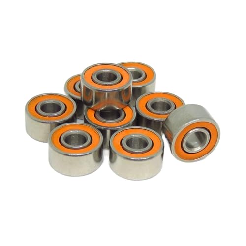 10 stücke S693 2RS ​​Hybrid Keramik Lager 3x8x4 ABEC7 Edelstahl Keramik Lager S693C SMR693 RS 2RS kein Fett 3 * 8 * 4 Lager(S697C-2OS 7x17x5mm) von QLRCCKVVT
