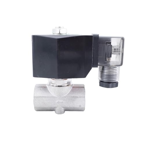 100Bar 150Bar GSPG-06 2 Way Water High Pressure Solenoid Valve 3/8" 1/2" 220V 24V Orifice 6mm N.C Stainless Steel 304 Valve(AC24V_150BAR) von QLRCCKVVT