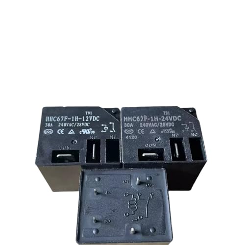 10PCS NNC67F HHC67F-1H-12VDC HHC67F-1H-24VDC 4PIN HHC67F-1Z-12VDC HHC67F-1Z-24VDC T91 30A 5PIN RELAY(HHC67F-1Z-24VDC 5PIN) von QLRCCKVVT