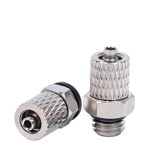 10Pcs Male Thread M3 M4 M5 M6 Mini Pneumatic Pipe Fitting Screw Through Quick Fitting Air Tube OD3mm 4mm 6mm Connection Coupling(PL3-M4) von QLRCCKVVT