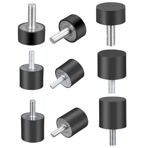2 Stück Gummipuffer M4 M6 M8 Schwingungsdämpfer Metall VE Typ für Wasserpumpen (M8x23mm 30x15mm) von QLRCCKVVT