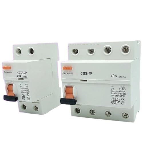 230V 2P SPD Fehlerstromschutzschalter Mit Überlast Überspannung MCB Leckage Schutz RCBO FI-SCHUTZSCHALTER Mit Blitzschutz(2P32A300MA) von QLRCCKVVT
