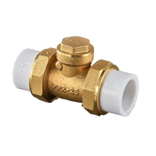 25/32/40/50/63mm BSP Female Thread Brass Swing Check Valve Double Movable Joints One Way Non-return Valve Prevent Water Backflow(40mm) von QLRCCKVVT