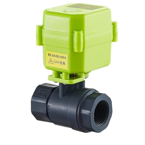 3/8" 1/2" 1" 1-1/4" PVC Motorized Ball Valve AC220v DC9v-24v Signal Feedback Motor Control With Visualization Window(1",AC220V_XY-03K) von QLRCCKVVT