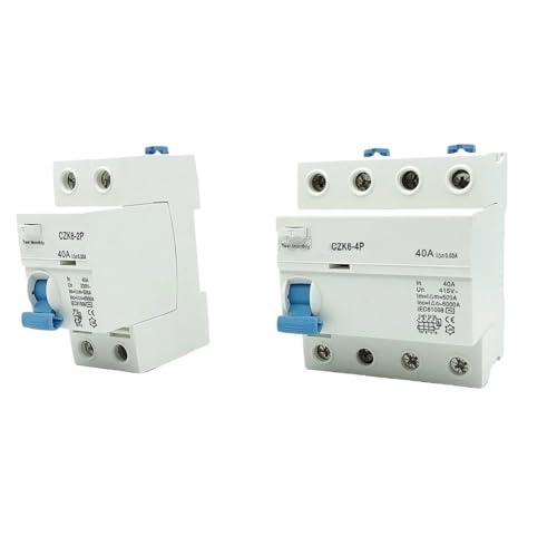 4P Fehlerstrom-schutzschalter Leckage Schutz DPN FI-SCHUTZSCHALTER DZ47LE RCBO FI-SCHUTZSCHALTER 10KA MCB RCD 16A 20A 25A 32A(4P25A100MA) von QLRCCKVVT