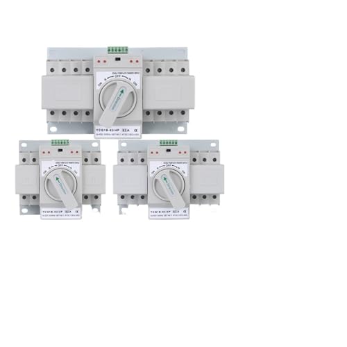 Dual Power Automatic Transfer Switch 2P/3P/4P 63A Dual Power AC230V 50/60Hz MCB Auto/Manuelle Schaltung Leistungsschalter Dual Power Automatic Transfer Switch 2P/3P/4P 63A Dual Power AC230V 50/60Hz MCB Auto/Manuelle Schaltung Leistungsschalter von QLRCCKVVT