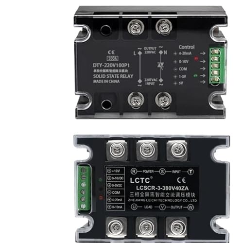 Einphasiges 220V380V Spannungsreglermodul 10a25a40a60a80a100a150a Dreiphasiger 380V Intelligenter Wechselspannungsregler(80A) von QLRCCKVVT