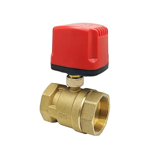 Motorized Ball Valve 2-Wire/3-Wire Waterproof IP65 2-Way/3-Way DN15 DN20 DN25 Electric Ball Valves Female Thread 12V 24V 220V(3/4",2-WAY_AC220V_CR03) von QLRCCKVVT