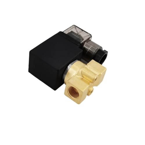 PU-04 Wiring type DC12V 2 way direct acting NC brass G1/4" bsp Dental machine steam solenoid valve FKM Seal orifice 4mm(DC 24V) von QLRCCKVVT