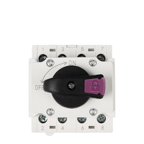 PV Photovoltaik DC 1200V 32A Solar Rotierenden Griff Isolator Drehschalter Trennschalter Din Schiene 4P von QLRCCKVVT