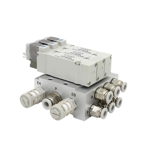QLRCCKVVT Type SY5140 Solenoid Valve Combination Single electronically Controlled Cylinder SY5140-5LZD SY5140-6LZD Control Valve(9 Stations) von QLRCCKVVT