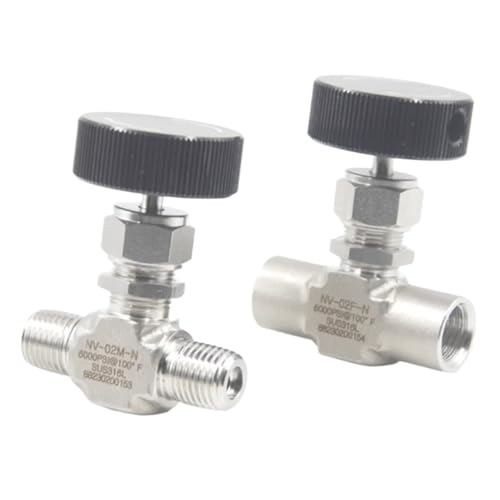 Stainless Steel 316 NEEDLE VALVE 6000psig Flow Control Shut Off Valve Female NPT Male NPT 1/8" 1/4" 3/8" 1/2" replace Swagelok(3/4",Female NPT thread) von QLRCCKVVT