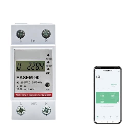 Tuya WiFi Smart Circuit Breaker AC 220V 80A Timer Power Energie kWh Spannung Strom Meter Protector Stimme Fernbedienung schalter Tuya WiFi Smart Circuit Breaker AC 220V 80A Timer Power Energie kWh Spannung Strom Meter Protector Stimme Fernbedienung schalter von QLRCCKVVT