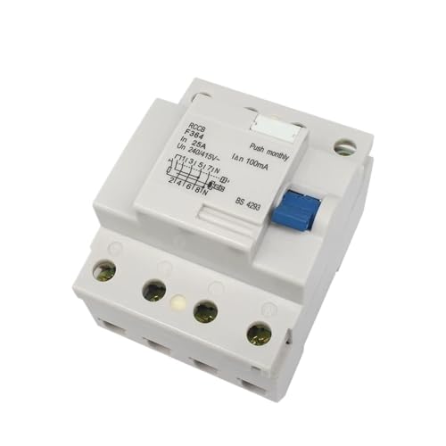 Vier Pole F364 25A 40A Elektronische RCBO 240VAC 100mA 4P 6KA Fehlerstromschutzschalter Elektrische Leckage Schutz RCD MCB(40A) von QLRCCKVVT