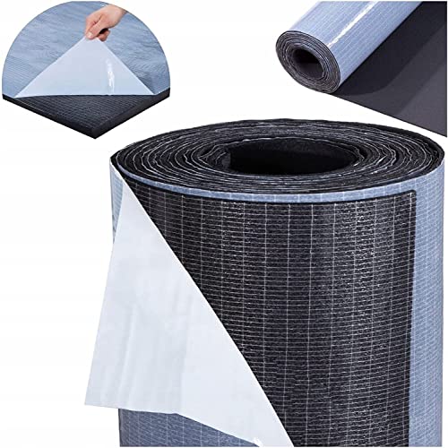Kautschuk DÄMMATTE 25 x 50 cm Selbstklebend Schallschutz Platte Isolierung Motorhaube 3-50 mm (3 mm) von QLS