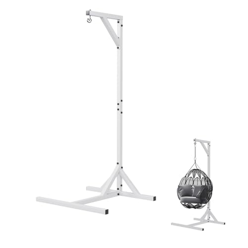 QLS Hängesessel Gestell aus Stahl mit Haken 212 cm Stabil bis 100 kg Outdoor Weiß QLS Hängesessel Gestell aus Stahl mit Haken 212 cm Stabil bis 100 kg Outdoor Weiß von QLS