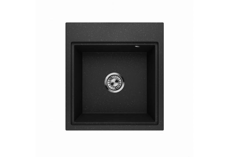 QLS Küchenspüle Comfort 0.0M, Granit-Spülbecken, 45x49,5cm Granitspüle Spülbecken Waschbecken mit Siphon QLS Küchenspüle Comfort 0.0M, Granit-Spülbecken, 45x49,5cm Granitspüle Spülbecken Waschbecken mit Siphon von QLS