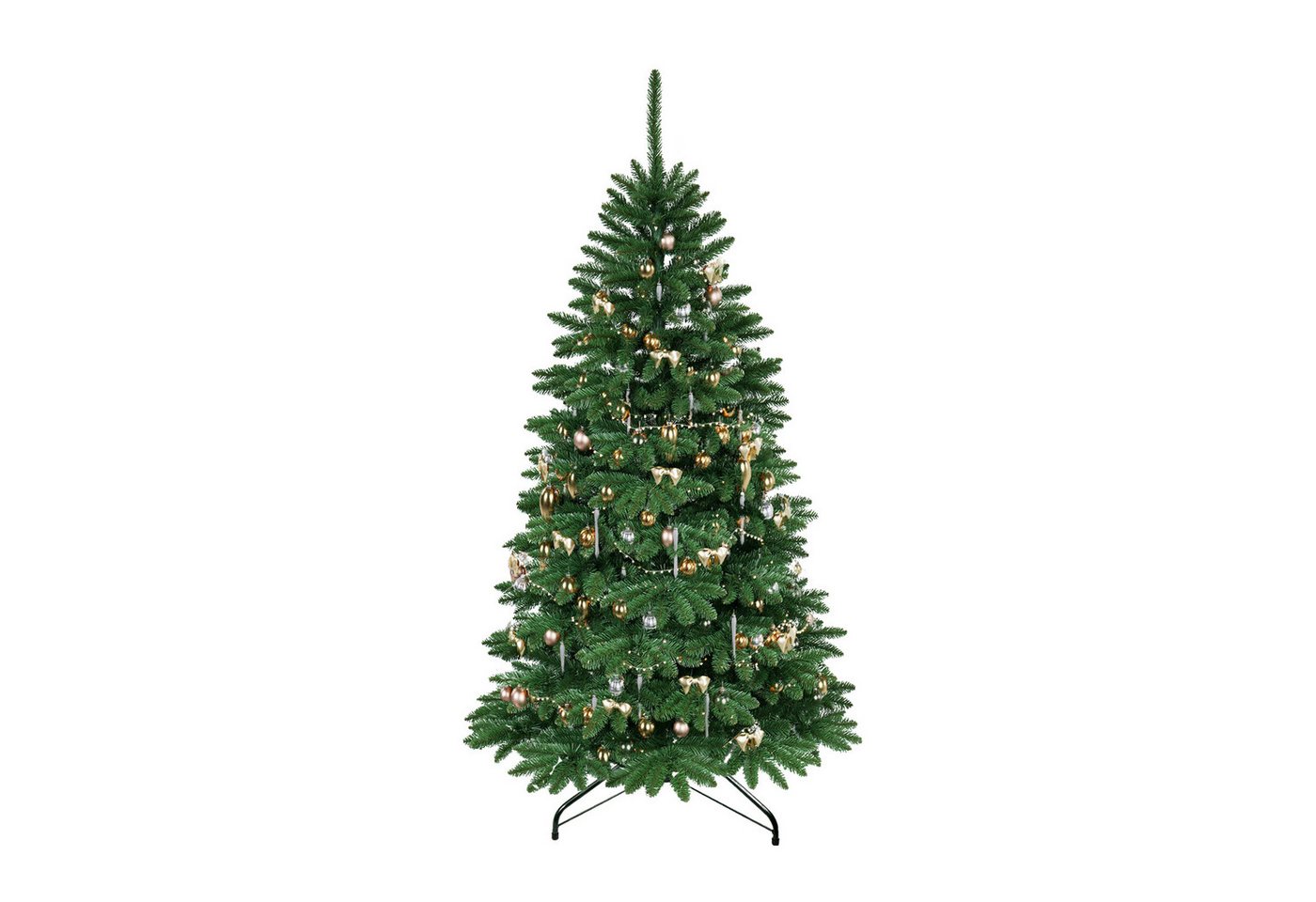 QLS Künstlicher Weihnachtsbaum NK13, Fichtenbaum, Tannenbaum mit Ständer 120-250 cm Christbaum Wohnzimmer QLS Künstlicher Weihnachtsbaum NK13, Fichtenbaum, Tannenbaum mit Ständer 120-250 cm Christbaum Wohnzimmer von QLS