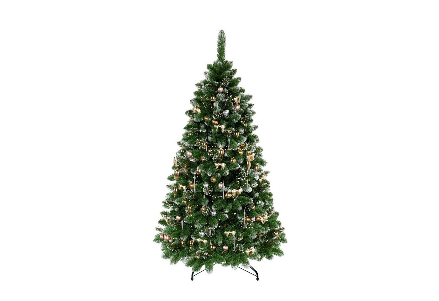 QLS Künstlicher Weihnachtsbaum NK9, Kieferbaum, Tannenbaum Rosa mit Ständer 150-250 cm Christbaum Wohnzimmer QLS Künstlicher Weihnachtsbaum NK9, Kieferbaum, Tannenbaum Rosa mit Ständer 150-250 cm Christbaum Wohnzimmer von QLS