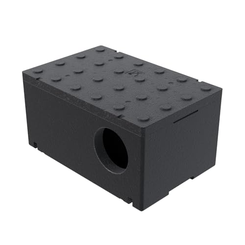 QLS Wetterfestes Katzenhaus aus Styropor – 60x40 cm isoliertes Schutzhäuschen Schwarz QLS Wetterfestes Katzenhaus aus Styropor – 60x40 cm isoliertes Schutzhäuschen Schwarz von QLS