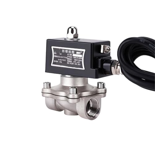 1/2 "304 Edelstahl Explosion Magnetventil DN15 Normal Geschlossen Magnetventil for Gas(24VDC) von QLYMDDSA