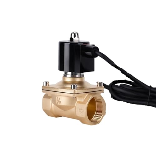 1-1/2 "normalerweise geschlossenes Magnetventil DN40 Messingbrunnen-Magnetventil 110V 24V 12V 24v for Unterwasser(BSP_380VAC_EPDM-SEAL) von QLYMDDSA