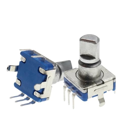 100 STÜCKE EC11 Drehgeber Codeschalter 20 Position Mit Schalter 5Pin Grifflänge 12,5mm Halbwellentyp 100 STÜCKE EC11 Drehgeber Codeschalter 20 Position Mit Schalter 5Pin Grifflänge 12,5mm Halbwellentyp von QLYMDDSA