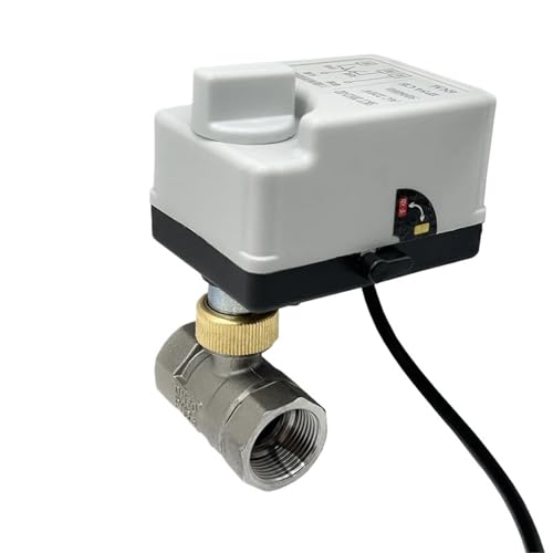 3/4 "Edelstahl Motorisierte Kugelhahn Mit Manuelle Schalter 220V Drei Draht Zwei Punkt Control Kugelhahn(12VDC) von QLYMDDSA