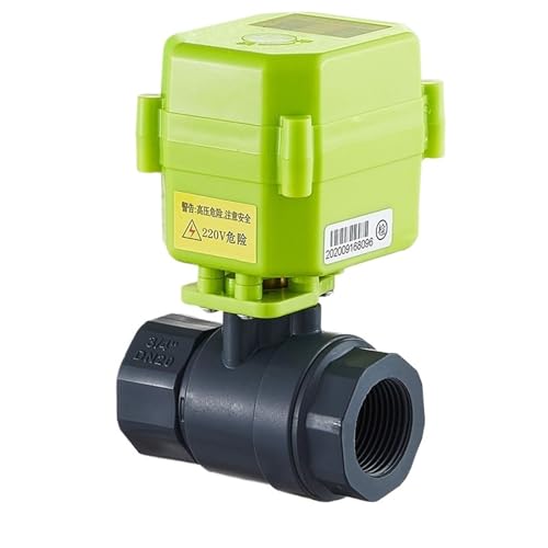 3/8 "1/2" 1 "1-1/4" PVC Motorisierte Ball Ventil AC220v DC9v-24v Signal Feedback Motor Control Mit Visualisierung Fenster(1",AC220V_XY-02K) von QLYMDDSA