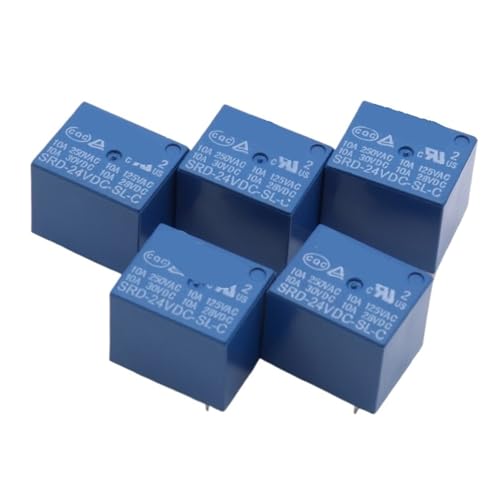 5 stücke SRD-24VDC-SL-C 24VDC 10A 250 VAC Leistungsrelais PCB Typ T73-24V 5 füße 5 stücke SRD-24VDC-SL-C 24VDC 10A 250 VAC Leistungsrelais PCB Typ T73-24V 5 füße von QLYMDDSA