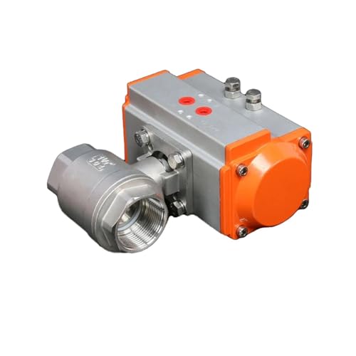 DN15 DN20 DN25 DN32 DN40 DN50 Zweiteiliger pneumatischer Kugelhahn mit hoher Plattform aus Edelstahl Q611F-16P, doppeltwirkend(1-1/4") von QLYMDDSA