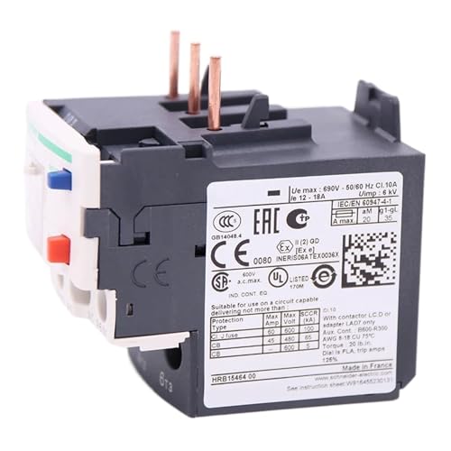 LRD21 12-18A 1NO+1NC LR-D21 Schraubklemme Differential Thermisches Überlastrelais LRD21 12-18A 1NO+1NC LR-D21 Schraubklemme Differential Thermisches Überlastrelais von QLYMDDSA
