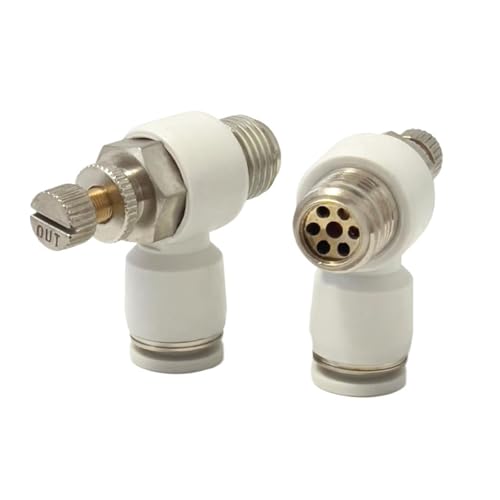 QLYMDDSA 10PCS Pneumatische Stecker Weiß Geschwindigkeit Regelventil SL6-01/6-m5/8-01/8-02 PT1/8 1/4 3/8 1/2 Drossel Ventil(SL12-03) von QLYMDDSA