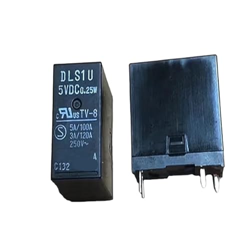 QLYMDDSA 2 STÜCKE DLS1U 9VDC 5VDC 12VDC Leistungsrelais 5A 250VAC 4-polig(DLS1U 5VDC) von QLYMDDSA