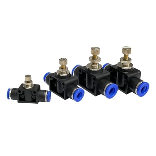QLYMDDSA 20Pcs LSA4/LSA6/LSA8/LSA10/LSA12 Schnell Anschluss Druckregler Rohr Drossel Ventil Kompressor Zubehör Pneumatische armaturen(LSA12) von QLYMDDSA