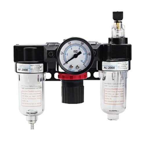 QLYMDDSA AC2000 Luftfilter Rückschlagventil Kompressor Druckschalter Luftaufbereitungseinheit(AC2000 PC4-02) von QLYMDDSA