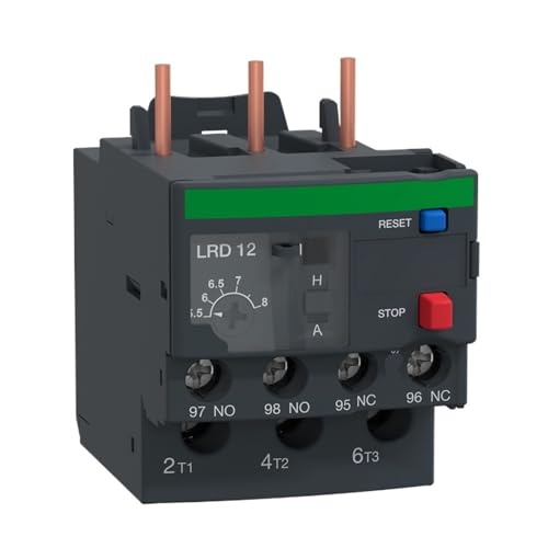 Schwarz LRD12 5,5-8A 1NO+1NC Schraubklemme Differential Thermisches Überlastrelais Schwarz LRD12 5,5-8A 1NO+1NC Schraubklemme Differential Thermisches Überlastrelais von QLYMDDSA